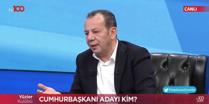 Tanju Özcan TV100'e konuştu. Cumhurbaşkanı adayını açıkladı