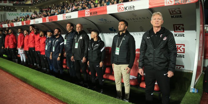 Antalyaspor'da Nuri Şahin çıkmadı