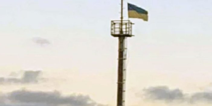Rus işgalindeki Kırım’da Ukrayna bayrağı göndere çekildi