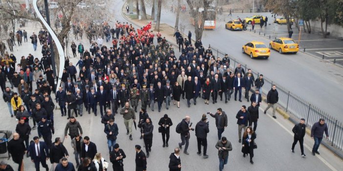Gaziantep'in kurtuluş günü kutlamasına bir avuç insan katıldı