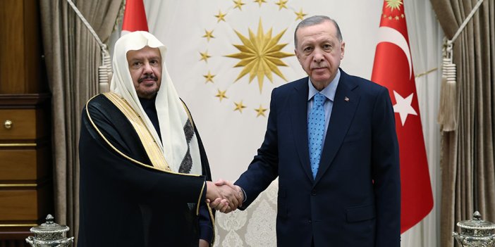 Erdoğan Suudi Arabistan Şura Meclisi Başkanı Al Şeyh'i kabul etti