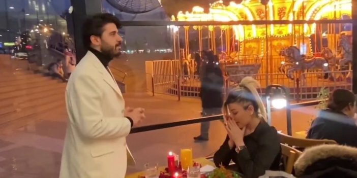 Şarkıcı Emrah'ın oğlu Tayfun Erdoğan sevgilisine evlilik teklif etti