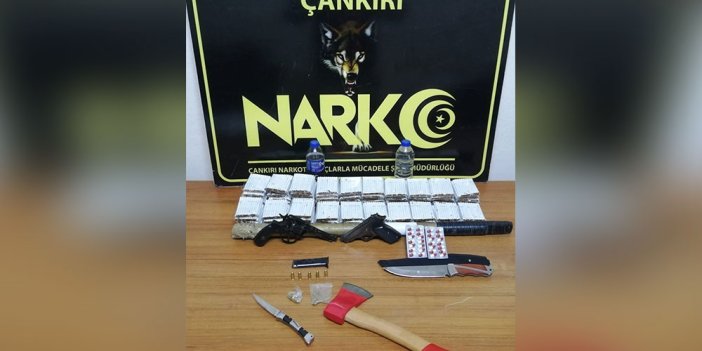 Çankırı’da narkotik polisinden eş zamanlı denetim   