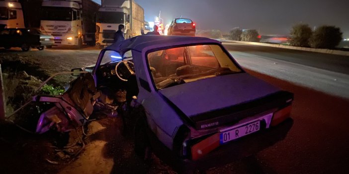 Adana'da iki otomobil çarpıştı. 10 yaralı