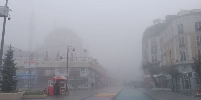 Bolu’da yoğun sis