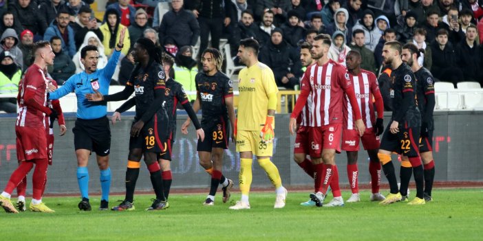 TFF'den Sivasspor- Galatasaray maçının hakemlerine ceza