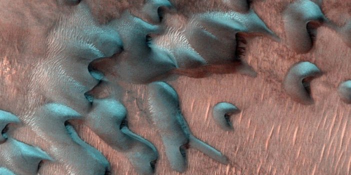 Mars'a kar yağdı. Uzay aracı fotoğrafları yayınladı