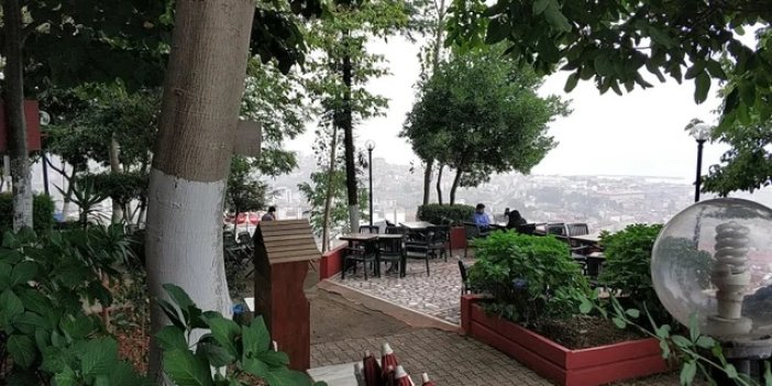 Trabzon Ortahisar’da icradan satılık çay bahçesi