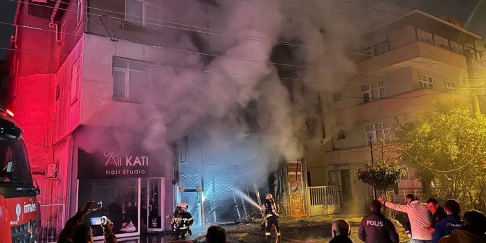 Kocaeli'de iş yerinde çıkan yangın hasara yol açtı