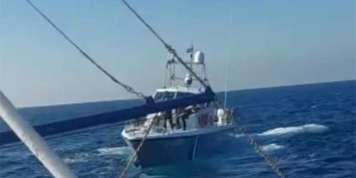 Yunanistan'dan Türk teknesine taciz ateşi. Anında karşılık verildi