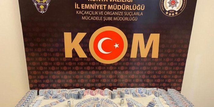 Konya'da 'sahte para' operasyonu: 55 bin 100 TL değerinde sahte para ele geçirildi