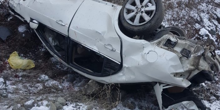 Giresun'da cenaze yolunda trafik kazası: 6 yaralı