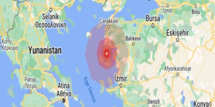 Ege Denizi'nde 5 büyüklüğünde deprem meydana geldi. Şener Üşümezsoy yine bildi