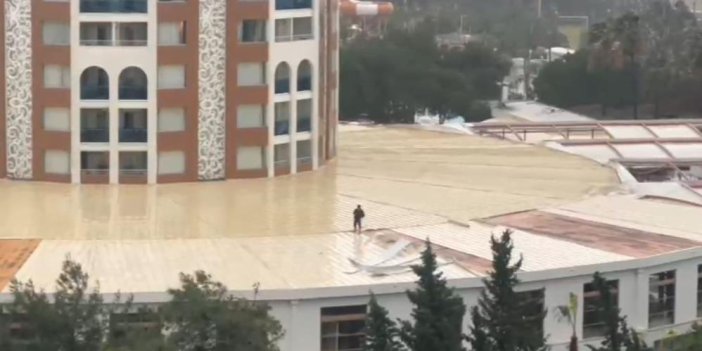 Metrekareye 173 kilo yağmur düştü. Hortum Antalya'yı vurdu 