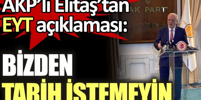 AKP’den EYT açıklaması: Bizden tarih istemeyin