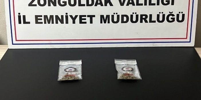Zonguldak'ta uyuşturucu operasyonunda 2 şüpheli yakalandı