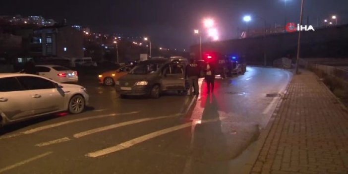 Başakşehir’de polis ekiplerine silahlı saldırı 1 polis yaralı