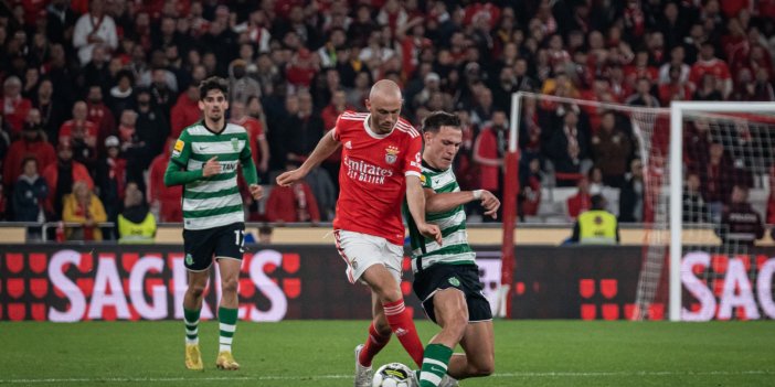 Benfica Sporting Lizbon maçında gol yağmuru