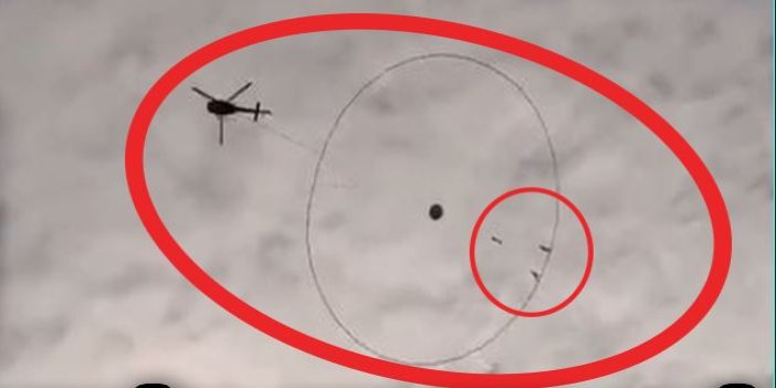 Konya üstünde uçan helikopterin altındaki çemberin sırrı çözüldü