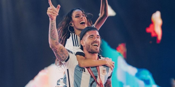 Arjantinli Rodrigo de Paul'un kız arkadaşından olay itiraf: Seni seviyorum Messi...