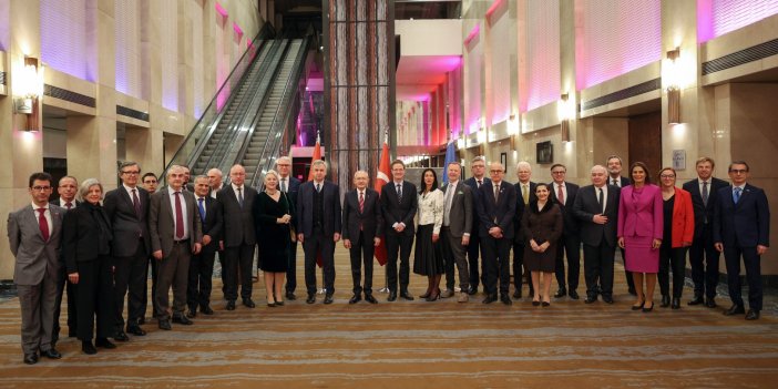 Kılıçdaroğlu, AB ülkelerinin Ankara büyükelçileri ile bir araya geldi