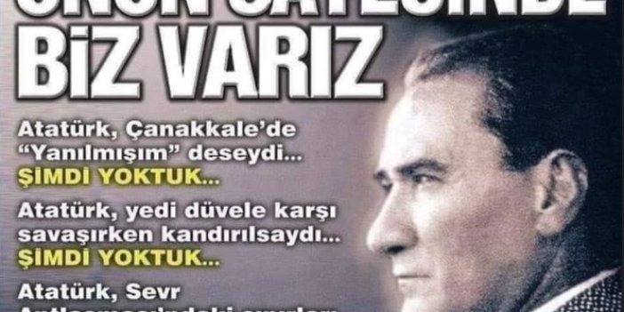 Atatürk olmasaydı adınız Hristo’ydu her tarafta çan sesleri vardı
