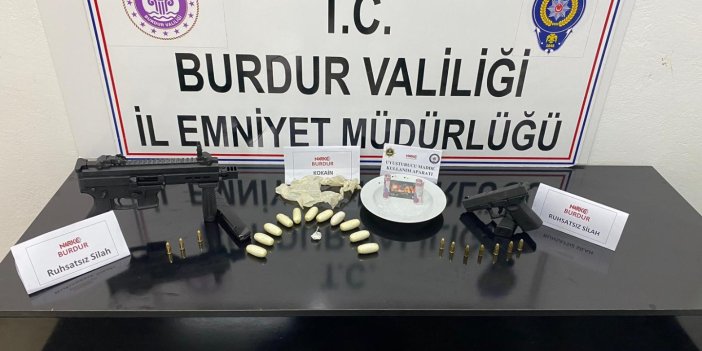 Burdur'da uyuşturucu operasyonu. 3 kişi tutuklandı