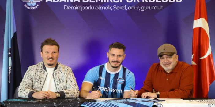 Adana Demirspor yeni transferini resmen açıkladı