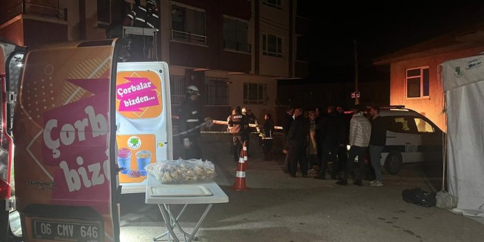 Ankara’da bina girişinde göçük meydana geldi, 19 daire tahliye edildi