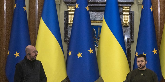 AB Konseyi Başkanı Ukrayna'nın başkenti Kiev'i ziyaret etti