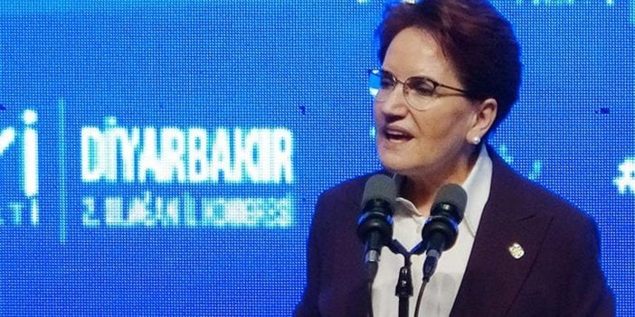 Diyarbakır'da konuşan Akşener: Ben buraya kucaklaşmaya geldim. Çünkü düşmanlar barışır ama kan kardeşler kucaklaşır