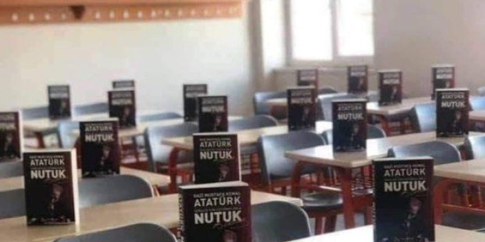 Türkiye bu güzel öğretmenlere minnettardır. Öğrencilerine karne hediyesi olarak Atatürk'ün Nutuk kitabını hediye etti