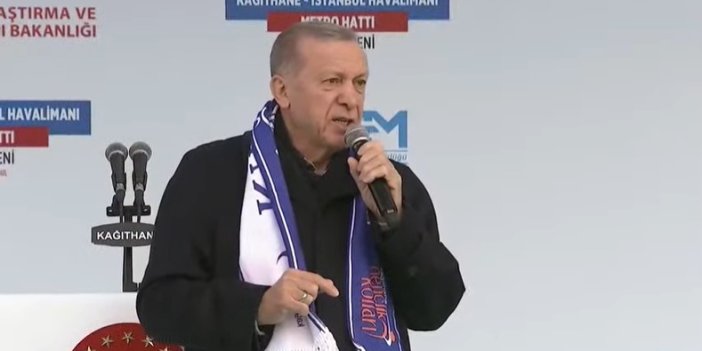 Erdoğan, Kağıthane-İstanbul Havalimanı Metrosu'nun açılış töreninde konuşuyor