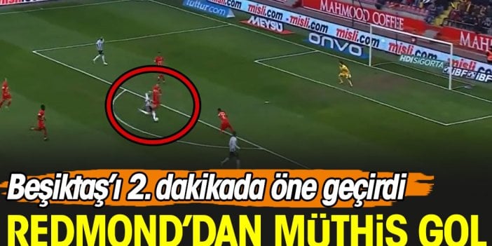 Redmond'dan müthiş gol