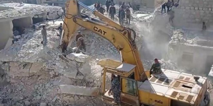 Halep'te 5 katlı binanın çökmesi sonucu 16 kişi öldü