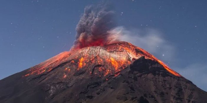 Popocatepetl Yanardağı'nda 23 günde 41 patlama