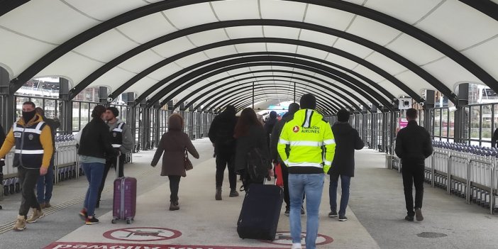 İstanbul Havalimanı metrosu yolcuları 1,5 km uzakta bırakıyor. Yolcular 21 dakika yürüdü