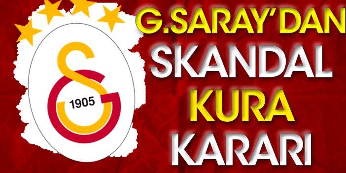 Dursun Özbek'in protestosu sürüyor: Galatasaray'dan skandal kura kararı
