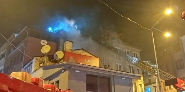 Ahşap binada yangın: 1 kedi öldü