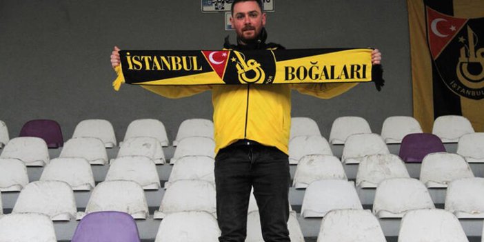 ''Bu tutku, vazgeçemiyorum'' Tribünde tek başına takımını destekleyen İstanbulspor taraftarı konuştu