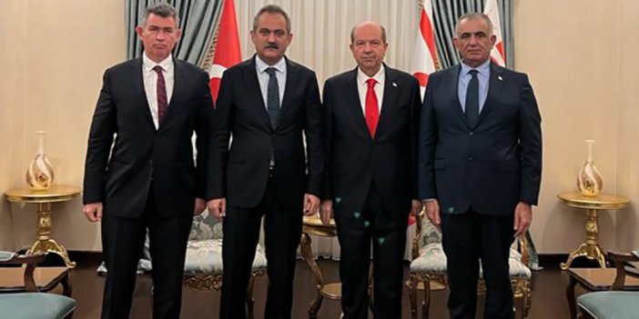 Bakan Özer, KKTC Cumhurbaşkanı Tatar ile görüştü