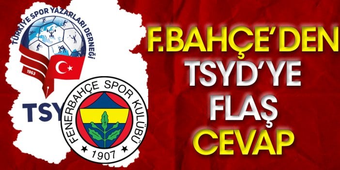 Dikkate almıyoruz: Fenerbahçe'den TSYD'ye flaş açıklama