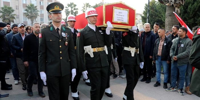 Şehit Uzman Çavuş Ay, Hatay'da son yolculuğuna uğurlandı