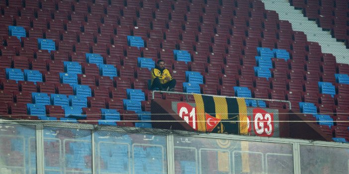 Trabzon deplasmanında tek başına İstanbul'u destekledi