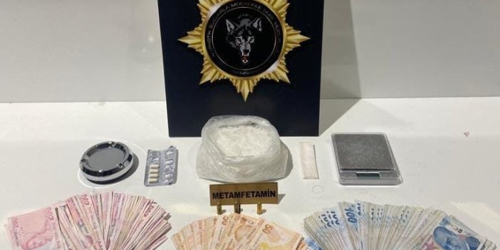 Samsun'da 2 kişi 620 gram metamfetamin ile yakalandılar