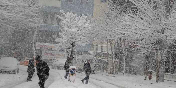 Van'da kar yağışı! 345 yerleşim yerine ulaşım yok