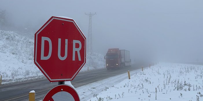 Zonguldak'ta kar ve sis ulaşımı olumsuz etkiliyor