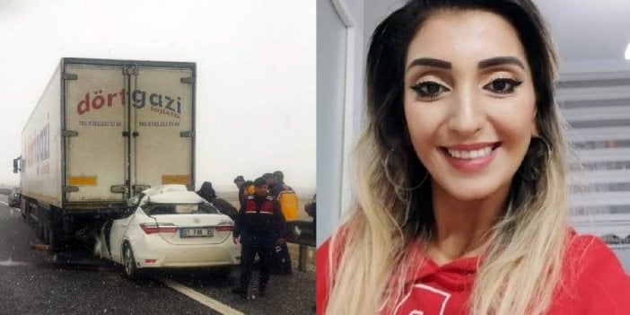 Korkunç kaza. TIR'a arkadan çarpan otomobil sürücüsü hayatını kaybetti