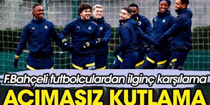 Oosterwolde'yi idmanda dövdüler! Fenerbahçeli futbolculardan yumruklu kutlama