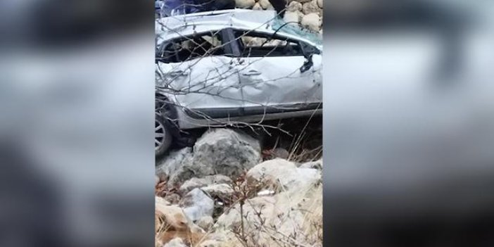 Kahramanmaraş’ta otomobil uçuruma devrildi: 1 ölü, 2 yaralı